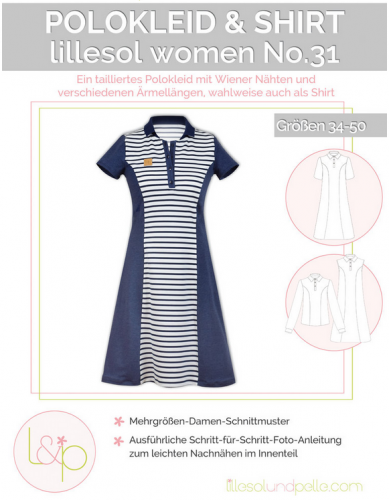 Papierschnittmuster - Polokleid & Shirt No. 31 - Damen - Lillesol & Pelle